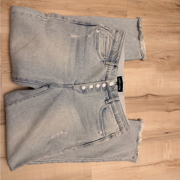 Mac Jeans Denim - Trendy Light Blue High Rise Jeans